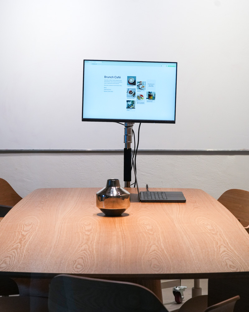 Screen for presentations and calls