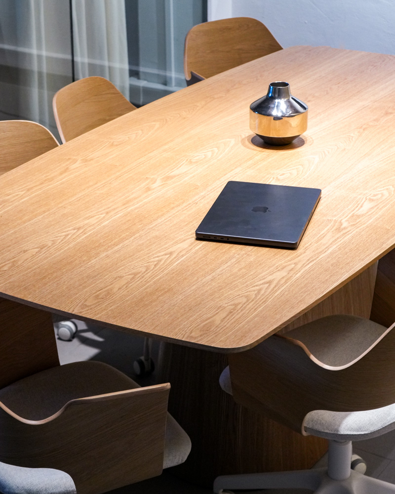 Solid oak table