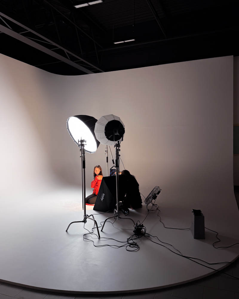 6 x 7 m cyclorama wall